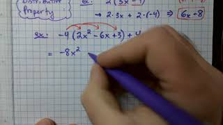 1.4 Notes - Distributing & Combining Like Terms (M1)