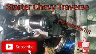 2011 Chevy traverse 3 6 starter replacement