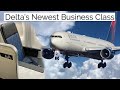 Delta Air Lines 767-400 Business Class +  The Largest Delta Sky Club