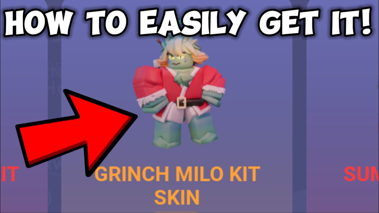 How To Get THE NEW GRINCH MILO KIT SKIN In Roblox Bedwars! (Tutorial ...