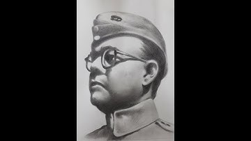 Our Hero Netaji Subhas Chandra Bose | Pencil Shading | By  AAKAR PRAKAR