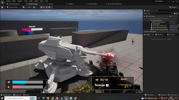 Cómo causar daño con la torreta y controlar las balas - Unreal Engine 5.1