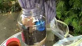 Creating a water cycle experiment