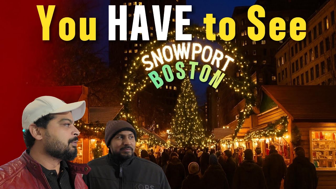 MUST VISIT Inside Boston’s Secrets! State House Tour + Snowport Winter Magic | One World Vlogs