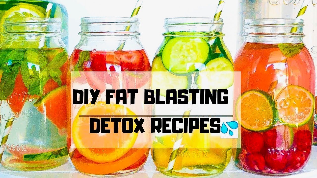 DIY DETOX BELLY FAT BURNERS !🔥 4 Detox
