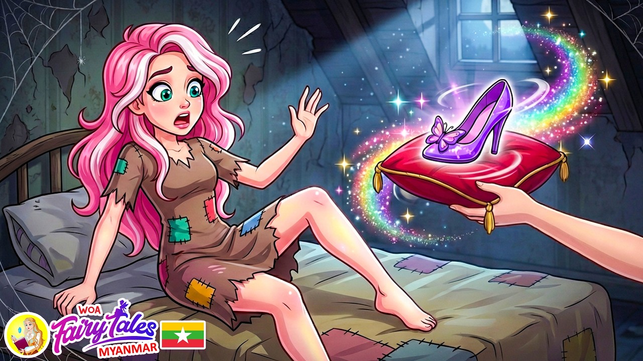 မှော်ပညာကို မယုံခဲ့ဘူး... ဒီဖိနပ်ကို စီးလိုက်တဲ့အထိပဲ 👠🪄 ကာတွန်းကားများ 2026