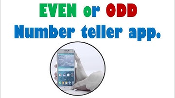 Even or Odd number teller app in #mitappinventor #Kodular#AppyBuilder#AndroidBuilder#Niotron