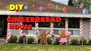 Turning our house into a gingerbread house//part 2