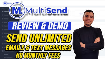 Send Unlimited Emails With No Monthly Fees With MultiSend (watch my Full MultiSend review)