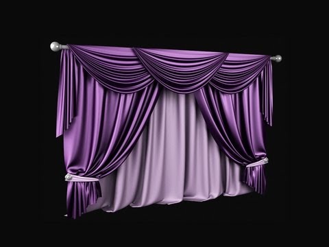 3ds max tutorial Modeling curtain