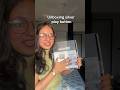 Unboxing silver play button