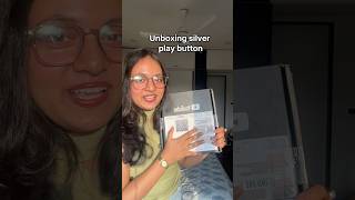 Unboxing silver play button
