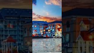 How to create Image Reflection in Water in Canva | #shorts #Canvatutorial