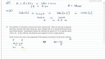 M1 IAL Edexcel Oct 2017