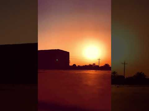 اجمل موسيقى حزينه مع منضر غروب الشمس