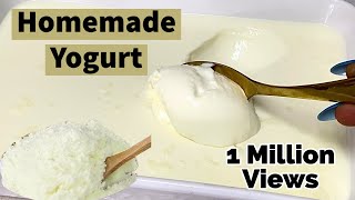 HOW TO MAKE YOGURT AT HOME WITH ONLY 2 INGREDIENTS|STEP BY STEP FAIL PROOF METHOD|BEGINNER FRIENDLY screenshot 5