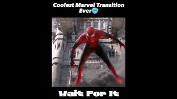 Coolest marvel transition ever 🥶 Wait for it #shorts #shortvideo