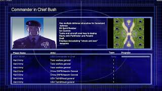 Generals Zero Hour Destructive Forces v1.4 Commander in chief vs 3 Toxin  2 China EMP 2 USA Tech .