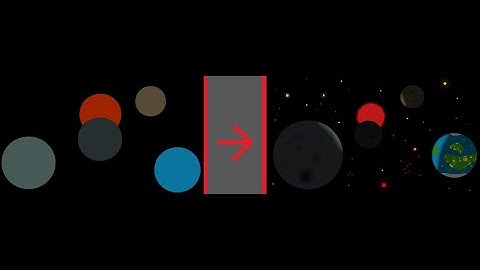 Timelapse of me drawing a planet system in paint 3D