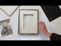 8x10 Gray Wood Picture Frame - Golden State Art