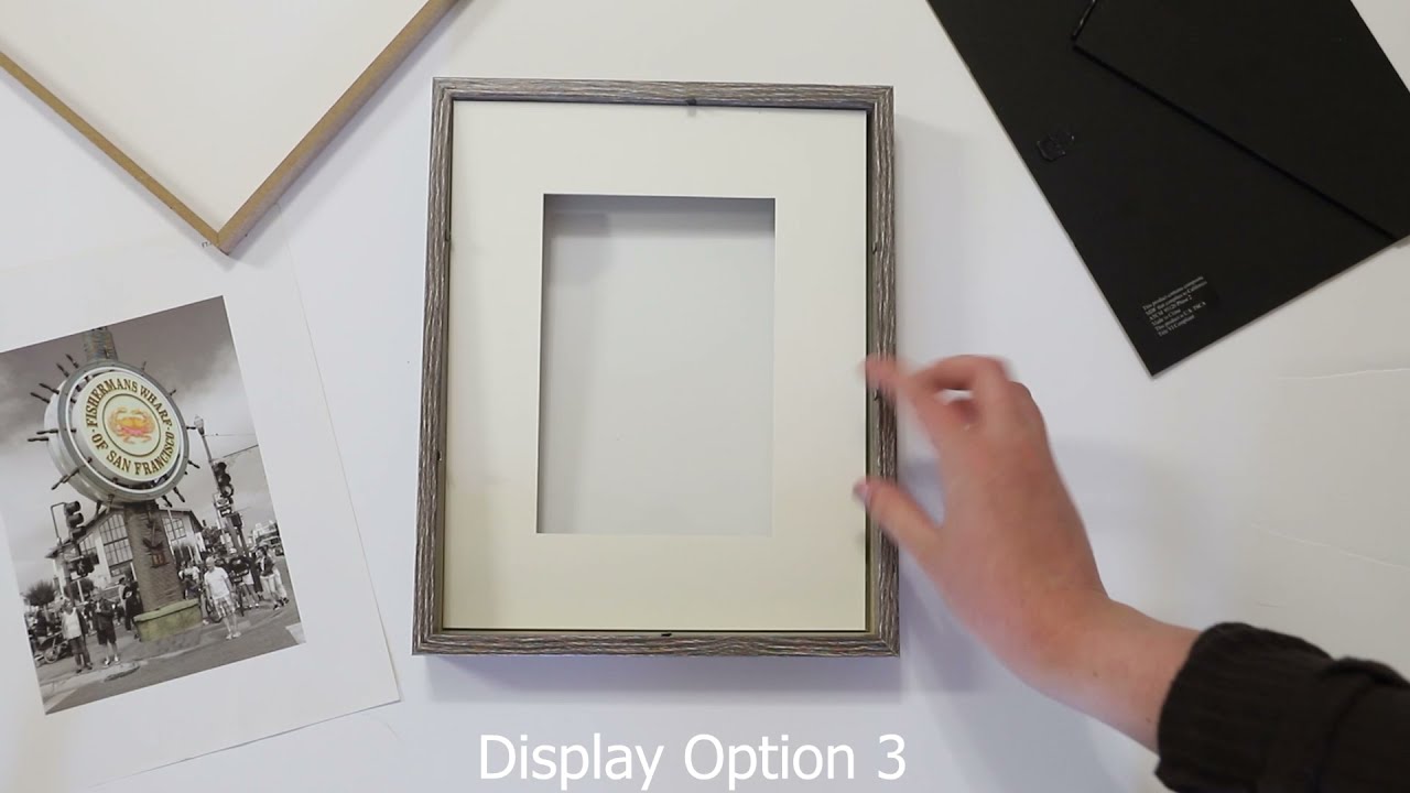 8x10 Gray Wood Picture Frame - Golden State Art