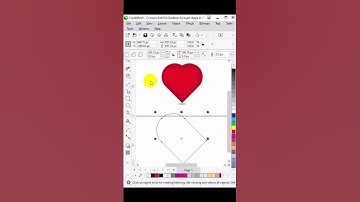 create 3D heart shape in coreldraw