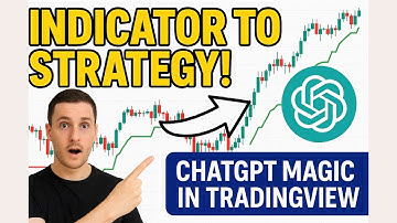 Convert Any TradingView Indicator into a Profitable Strategy Using ChatGPT! (No Coding Needed)