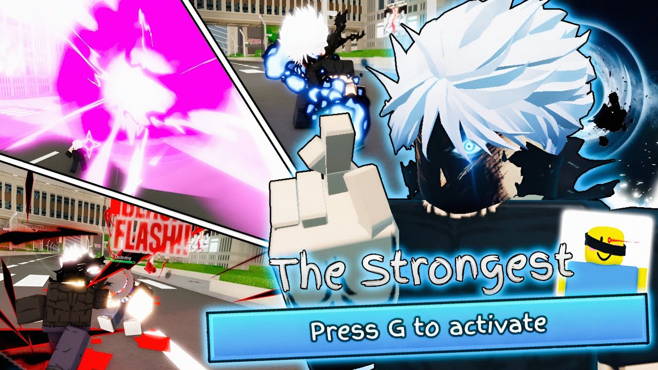 MEU INSCRITO CRIOU o MOVESET do GOJO de SHINJUKU no JUJUTSU SHENANIGANS - Roblox