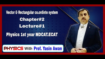 Vector & Rectangular Co Ordinate System.Chapter#2. Lect#1.Physics 1st Year.Physics With Prof. Yasin.