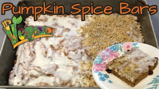 Pumpkin Spice Bars