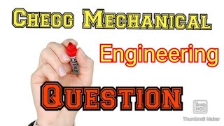 Chegg mechanical engineering question