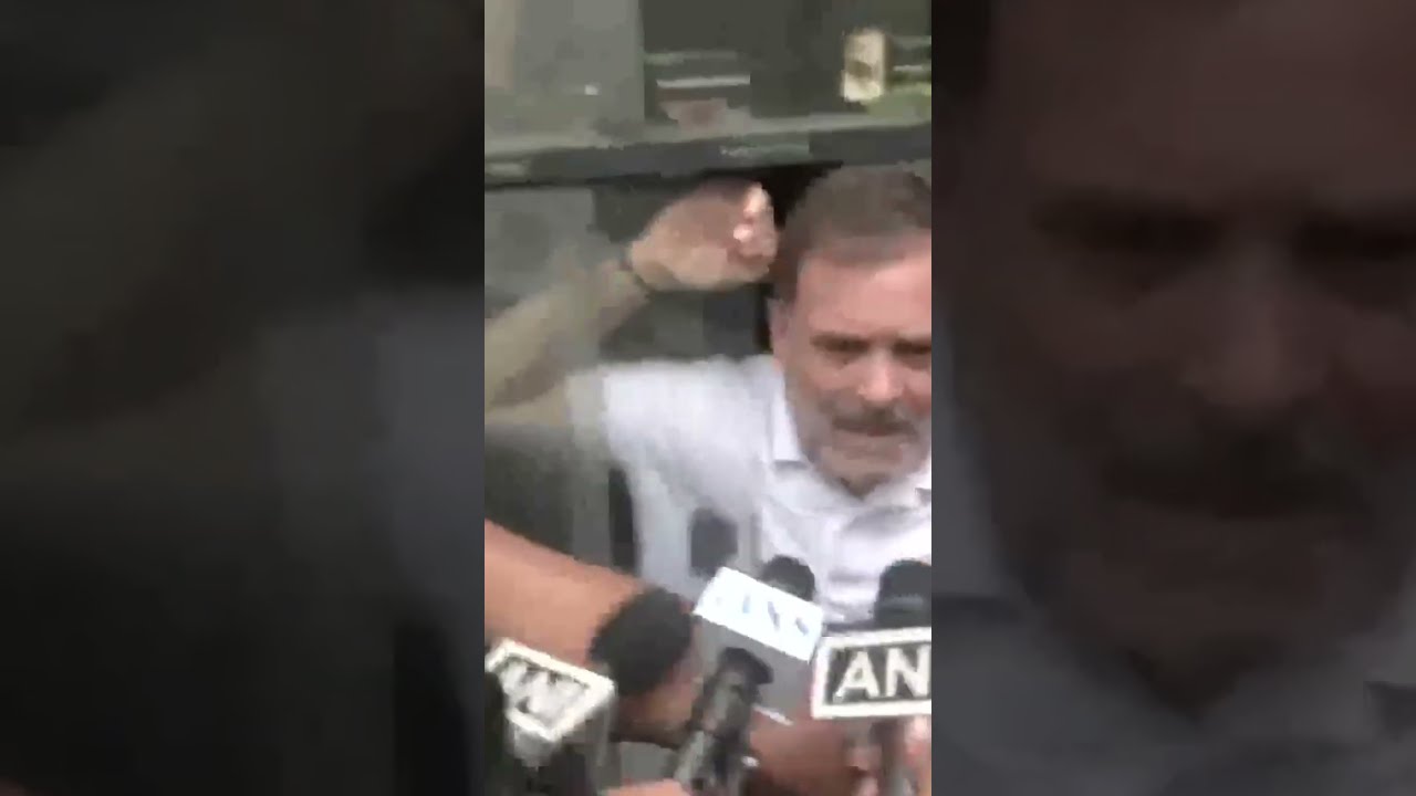  Rahulgandhi Slams EC After Being Detained During Protest Against Karnataka Voter Expose