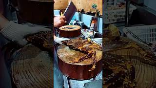 World’s Rarest King Crab Legs — Cut to Perfection 🦀 🤯 #kingcrab #cuttingskills #shorts