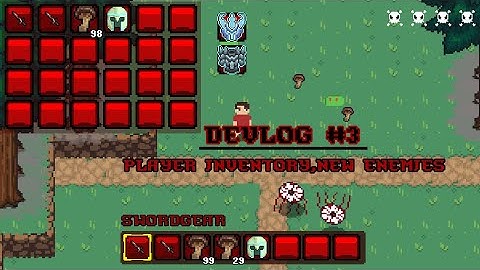 Devlog #4 l New bosses, Player Inventory