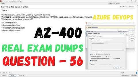 Q 056 AZ 400 DevOps Real Exam Question and answer, Dumps   CertStudyPro