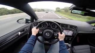 VW 2014 Golf R 300BHP POV test drive GoPro