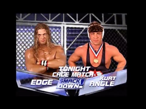 Edge vs Kurt Angle - Smackdown 2002