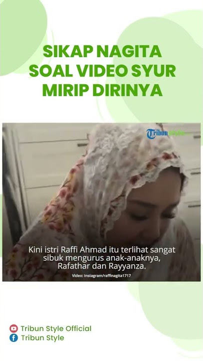 Reaksi Nagita Slavina terkait Viral Video Syur Diduga Mirip Dirinya, Cuek dan Tak Ambil Pusing