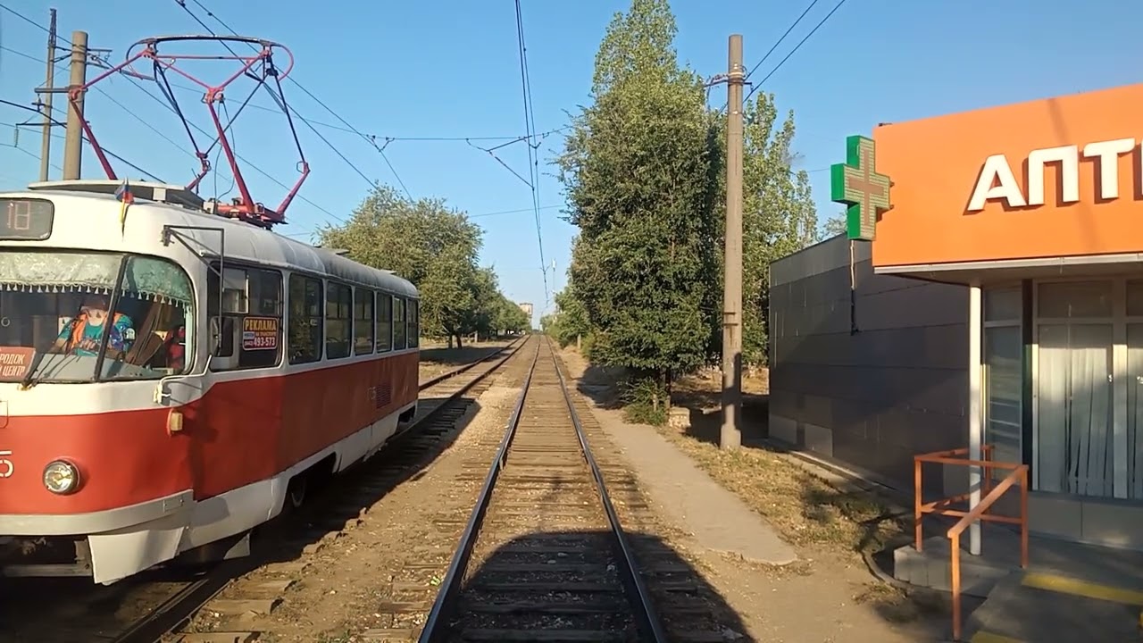 Волгоградский трамвай. Маршрут 10 