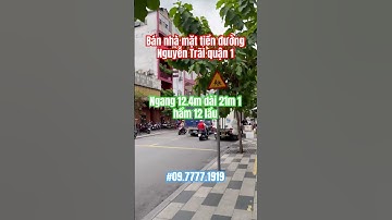 Bán nhà mặt tiền quận 1 ngang 12.4m dài 21m 1 hầm 12 lầu #bán_nhà_mặt_tiền_quận_1 #batdongsan