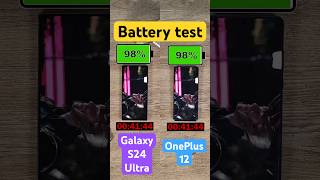 Samsung Galaxy S24 Ultra vs OnePlus 12 battery test