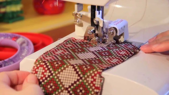 How to use an overlocker/side cutter foot to finish your seams
