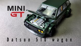 Review Kaido House Mini GT Nissan Datsun 510 wagon