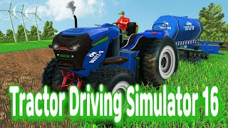 Tractor Driving Simulator 16 - 게임플레이 영상 [모바일게임] screenshot 1