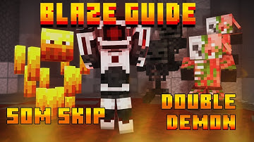 BEST Blaze skips! Blaze Slayer Guide| 50M skip and Double Demon | Hypixel Skyblock