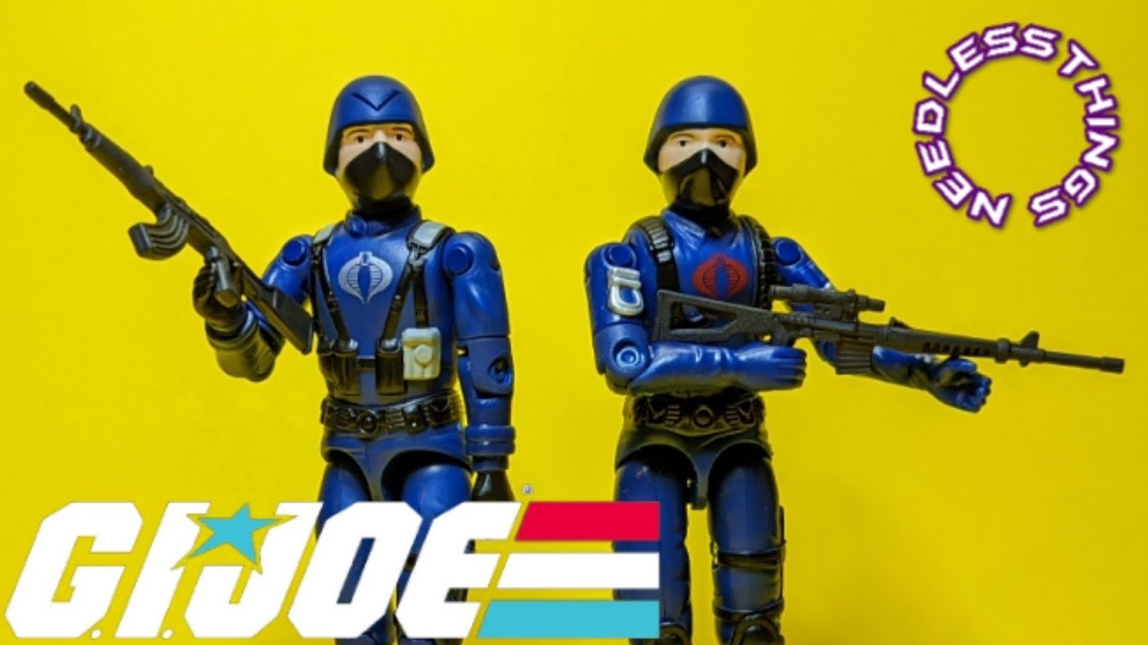 GI Joe Retro Collection Cobra Officer & Cobra Trooper 2-Pack Needless Unboxing