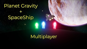 TUTO Multiplayer planet gravity + spaceship gravity + weightlessness | unreal engine | ue4 ue5
