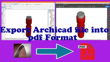 Archicad Tutorial - Needful and easy tutorial export of archicad file into pdf format