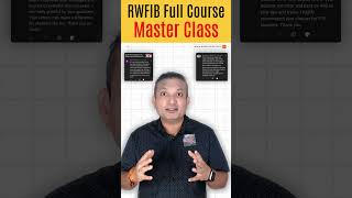 RWFIB Full Course - Master Class | Edutrainex PTE