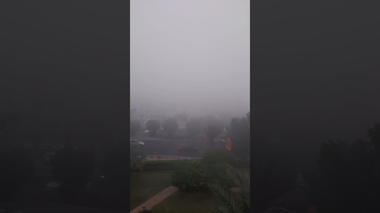 foggy morning Kuwait  